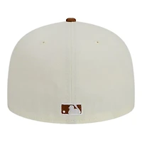 Chicago White Sox Chrome with Brown Corduroy 2005 WS Patch Gray UV New Era 59FIFTY Fitted Hat