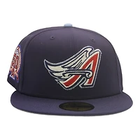 Los Angeles Angels Light Navy "DPM Stock Pack" 50th Anniversary Patch Gray UV New Era 59Fifty Fitted Hat