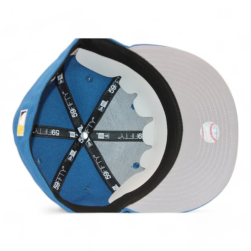 Los Angeles Dodgers Military Blue "DPM Stock Pack" 75th World Series Patch Gray UV New Era 59Fifty Fitted Hat