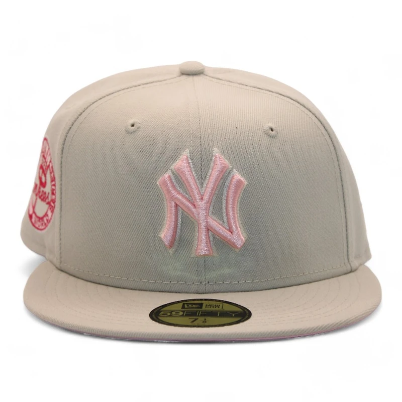 New York Yankees Stone "DPM Stock Pack" 1962 World Series Patch Pink UV Era 59Fifty Fitted Hat