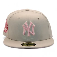 New York Yankees Stone "DPM Stock Pack" 1962 World Series Patch Pink UV Era 59Fifty Fitted Hat