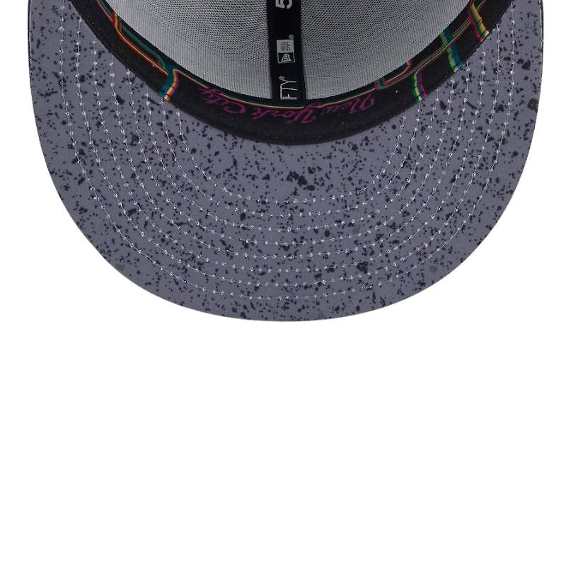 New York Mets Graphite City Connect Era 59FIFTY Fitted Hat