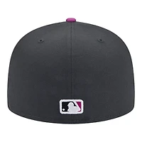 New York Mets Graphite City Connect Era 59FIFTY Fitted Hat