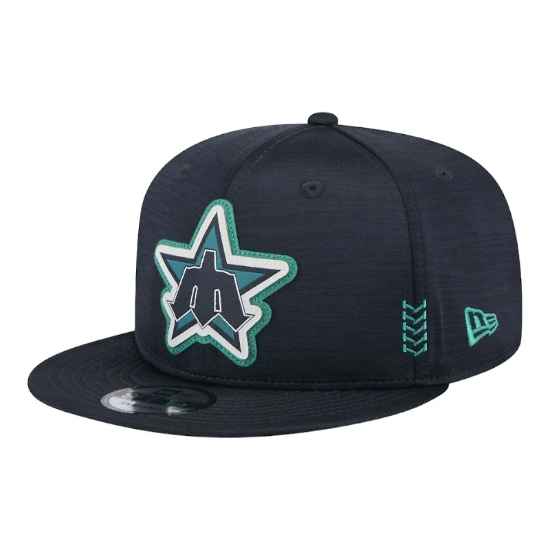 Seattle Mariners Navy 2024 Clubhouse New Era 9FIFTY Snapback Hat