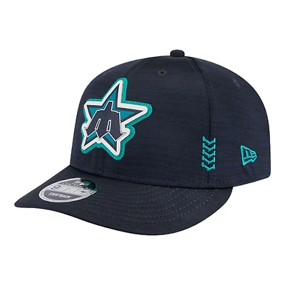 Seattle Mariners Navy 2024 Clubhouse Low Profile New Era 9FIFTY Snapback Hat