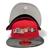 St. Louis Cardinals Red Black Camo Two Tone 100th Anni Patch Gray UV New Era 59FIFTY Fitted Hat