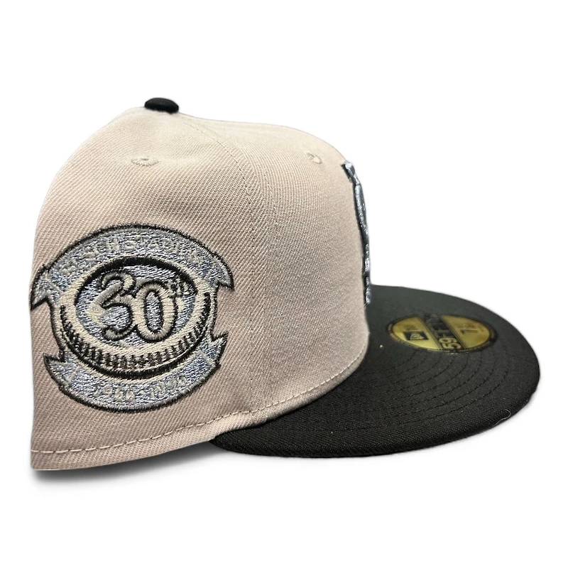 St. Louis Cardinals Stone Black Two Tone 30th Anni Patch Gray UV New Era 59FIFTY Fitted Hat