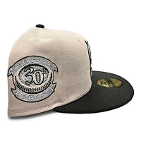 St. Louis Cardinals Stone Black Two Tone 30th Anni Patch Gray UV New Era 59FIFTY Fitted Hat