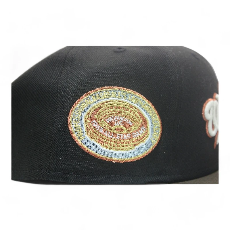 Washington Nationals Black and Brown "MRodd" 1969 All Star Game Patch Gray UV New Era 59Fifty Fitted Hat