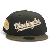 Washington Nationals Black and Brown "MRodd" 1969 All Star Game Patch Gray UV New Era 59Fifty Fitted Hat