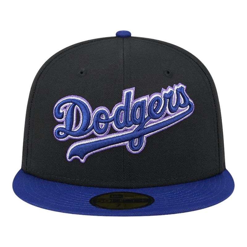 Los Angeles Dodgers Black and Royal Retro Spring Training New Era 59FIFTY Fitted Hat