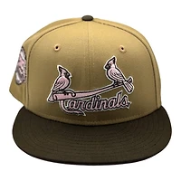 St. Louis Cardinals Brown Two Tone 125th Anni Patch Pink UV New Era 59FIFTY Fitted Hat