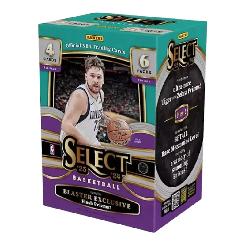 2023-24 Panini Select Basketball Trading Card Blaster Box