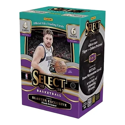 2023-24 Panini Select Basketball Trading Card Blaster Box