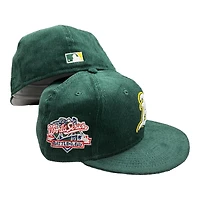 Oakland Athletics Green Corduroy Battle of the Bay Patch Gray UV 59FIFTY Fitted Hat