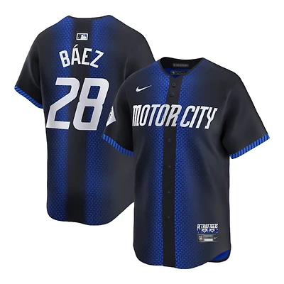 Detroit Tigers Javier Baez Navy City Connect Nike Limited Player Jersey