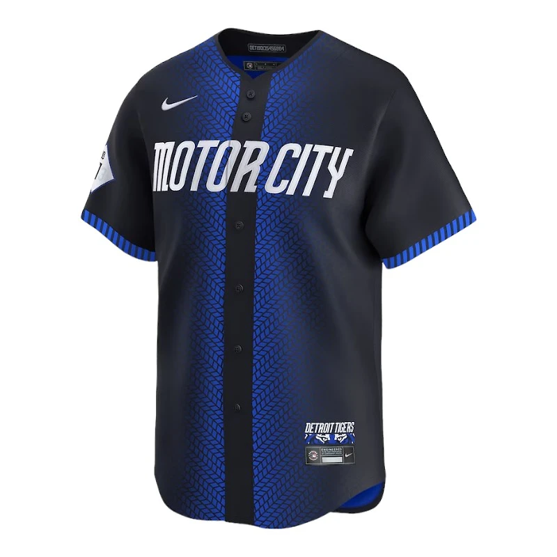 Detroit Tigers Javier Baez Navy City Connect Nike Limited Player Jersey