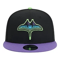 Tampa Bay Rays Black City Connect New Era 9FIFTY Snapback Hat