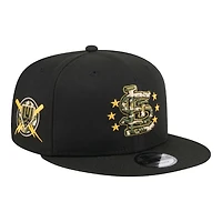 St. Louis Cardinals Black 2024 Armed Forces New Era 9FIFTY Snapback Hat
