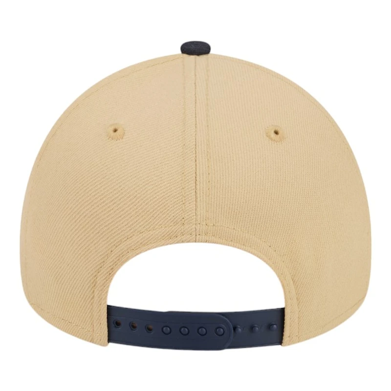 Atlanta Braves Two Tone Peaches Patch Navy UV New Era A-Frame 9FORTY Snapback Hat