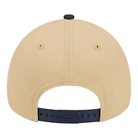 Atlanta Braves Two Tone Peaches Patch Navy UV New Era A-Frame 9FORTY Snapback Hat