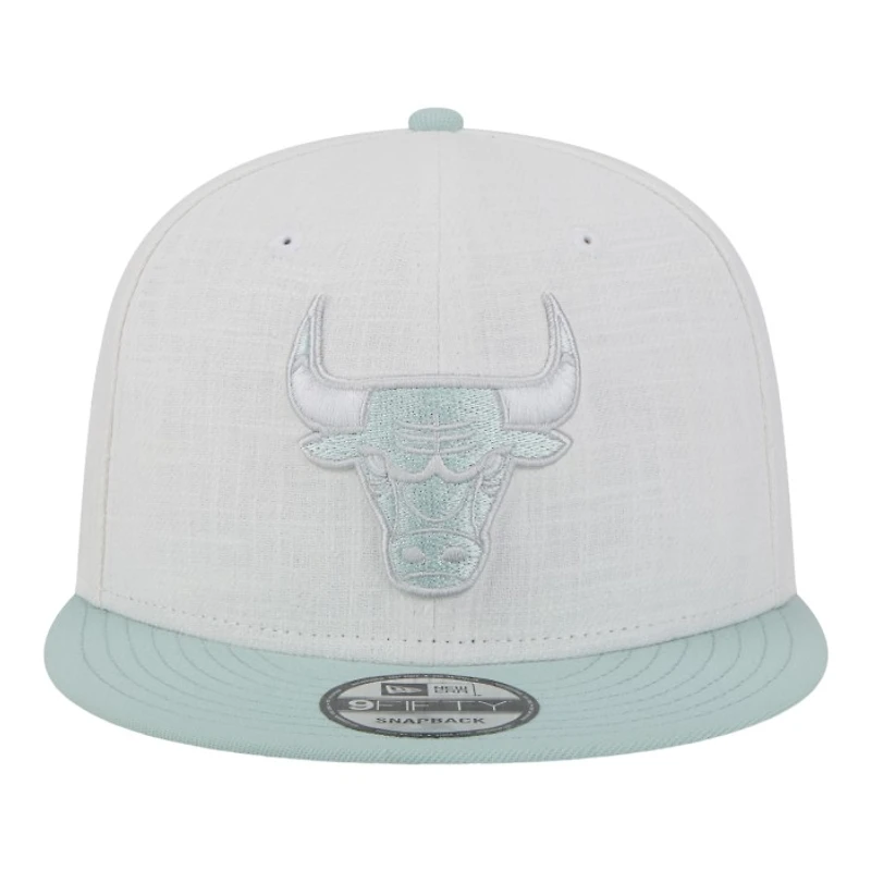 Chicago Bulls Mint Breeze Gray UV New Era 9FIFTY Snapback Hat