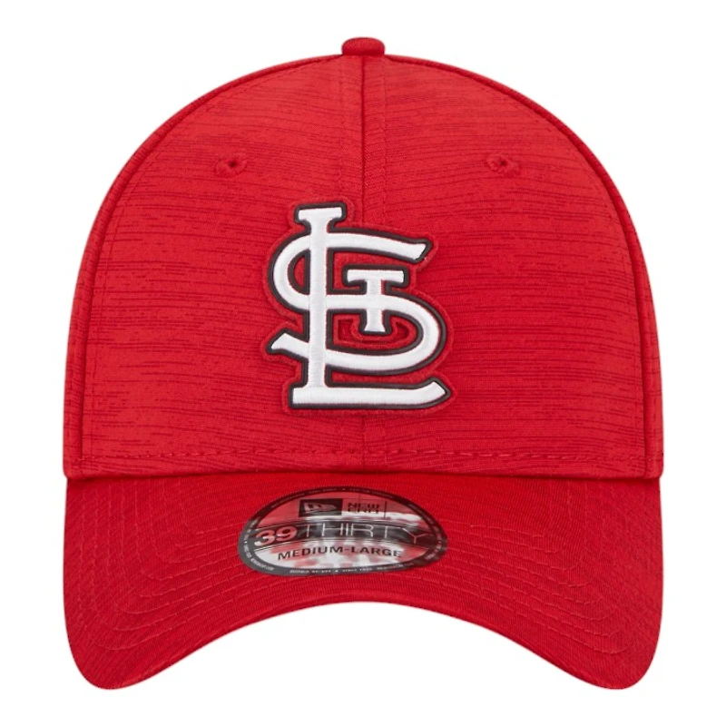 St. Louis Cardinals Red 2023 Clubhouse STL Logo New Era 39THIRTY Stretch Fit Hat