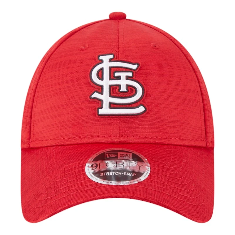 St. Louis Cardinals Red STL Logo 2023 Clubhouse New Era 9FORTY Adjustable Stretch Snapback Hat