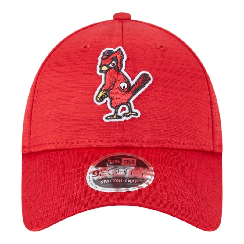 St. Louis Cardinals Red Alt Bird Logo 2023 Clubhouse New Era 9FORTY Adjustable Stretch Snapback Hat