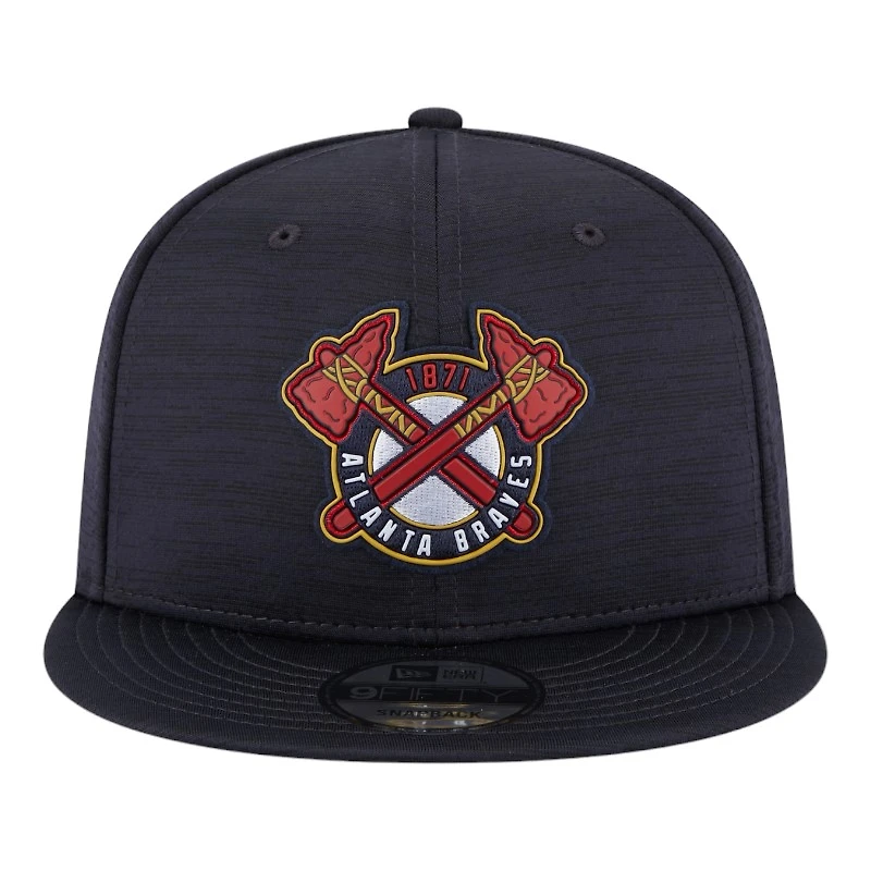 Atlanta Braves Navy 2023 Clubhouse New Era 9FIFTY Snapback Hat