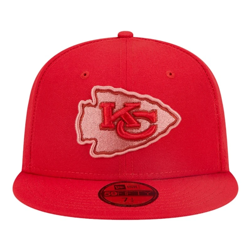 Kansas City Chiefs Red Monochrome Camo NFL New Era 59FIFTY Fitted Hat