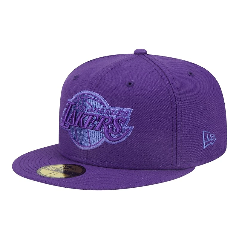 Los Angeles Lakers Purple Monochrome Camo NBA New Era 59FIFTY Fitted Hat
