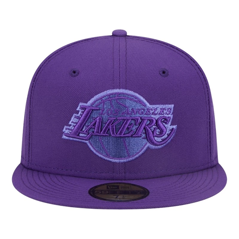 Los Angeles Lakers Purple Monochrome Camo NBA New Era 59FIFTY Fitted Hat