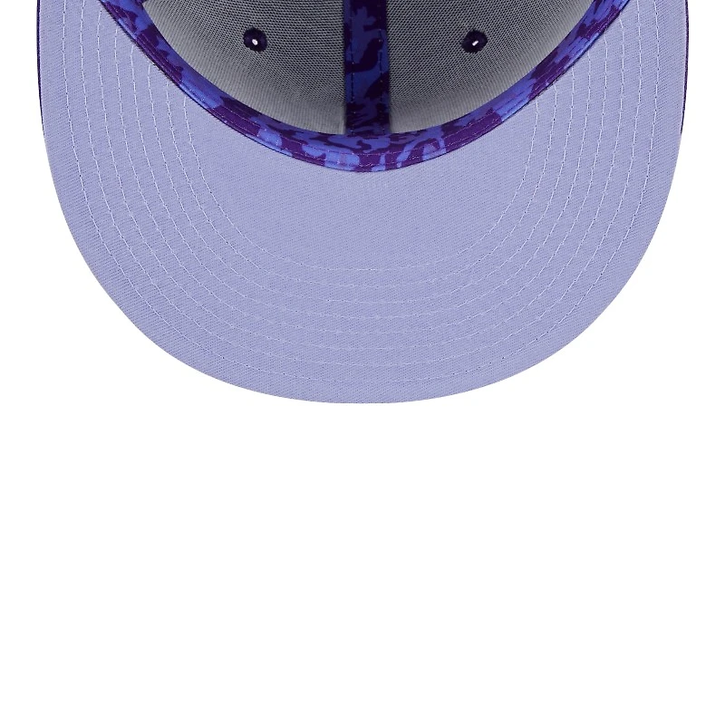 Los Angeles Lakers Purple Monochrome Camo NBA New Era 59FIFTY Fitted Hat