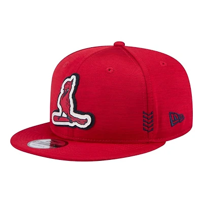 St. Louis Cardinals Red 2024 Clubhouse New Era 9FIFTY Snapback Hat