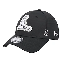 St. Louis Cardinals Black 2024 Clubhouse New Era 9FORTY Adjustable Stretch Snapback Hat