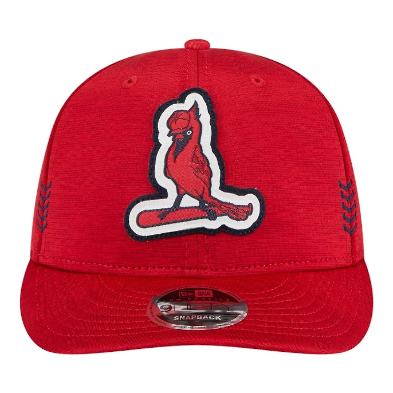 St. Louis Cardinals Red Alternate 2024 Clubhouse New Era Low Profile 9FIFTY Snapback Hat