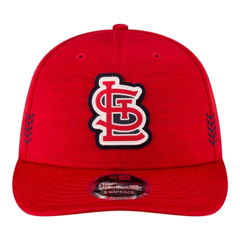St. Louis Cardinals Red 2024 Clubhouse New Era Low Profile 9FIFTY Snapback Hat