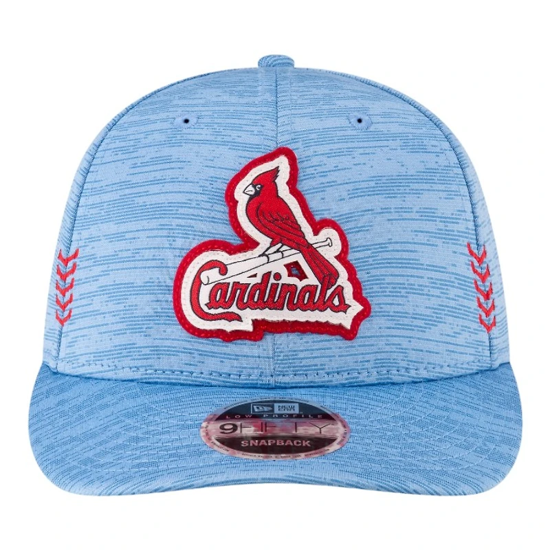St. Louis Cardinals Powder Blue 2024 Clubhouse New Era Low Profile 9FIFTY Snapback Hat