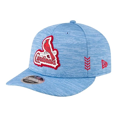 St. Louis Cardinals Powder Blue 2024 Clubhouse New Era Low Profile 9FIFTY Snapback Hat