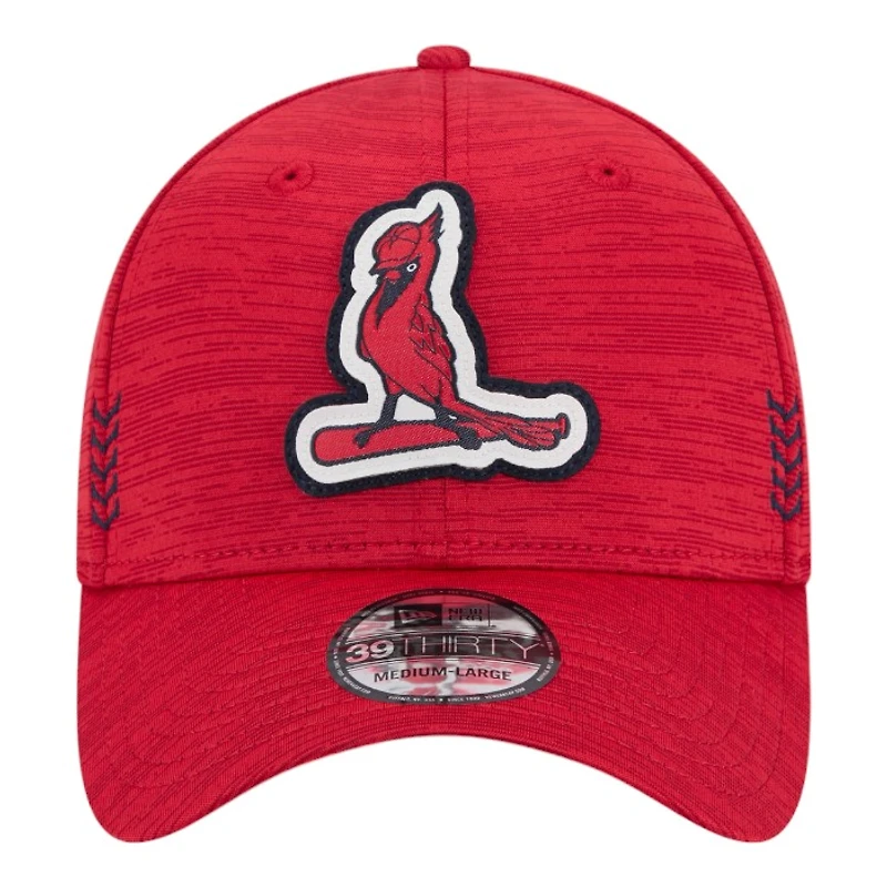 St. Louis Cardinals Red 2024 Clubhouse New Era 39THIRTY Stretch Fit Hat