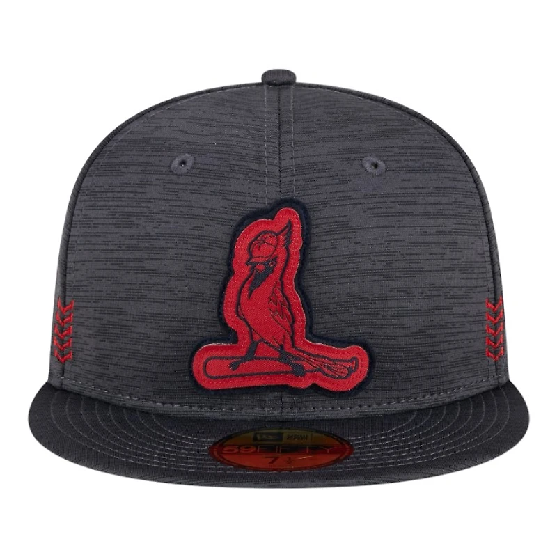 St. Louis Cardinals Charcoal 2024 Clubhouse New Era 59FIFTY Fitted Hat