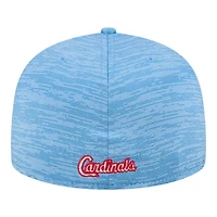 St. Louis Cardinals Blue 2024 Clubhouse New Era 59FIFTY Fitted Hat