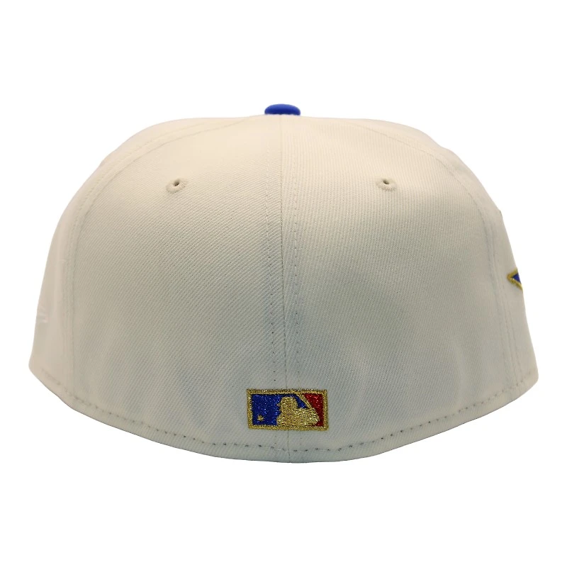 Texas Rangers Cream and Blue "DPM Stock Pack"40th Anniversary Patch Gray UV New Era 59Fifty Fitted Hat