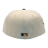 Texas Rangers Cream and Blue "DPM Stock Pack"40th Anniversary Patch Gray UV New Era 59Fifty Fitted Hat