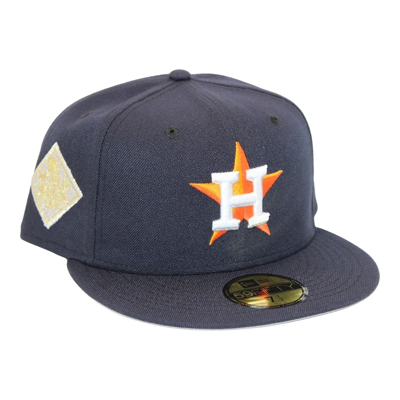 Houston Astros Navy "DPM Stock Pack" 2017 World Series Game Patch Gray UV New Era 59Fifty Fitted Hat