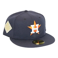 Houston Astros Navy "DPM Stock Pack" 2017 World Series Game Patch Gray UV New Era 59Fifty Fitted Hat