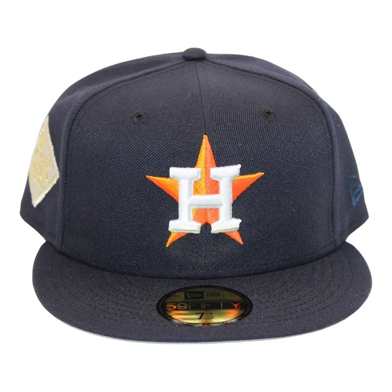 Houston Astros Navy "DPM Stock Pack" 2017 World Series Game Patch Gray UV New Era 59Fifty Fitted Hat