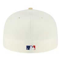 Arizona Diamondbacks Chrome and Tan Script New Era 59FIFTY Fitted Hat