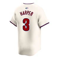 Philadelphia Phillies Bryce Harper Cream Nike Limited Player Jersey